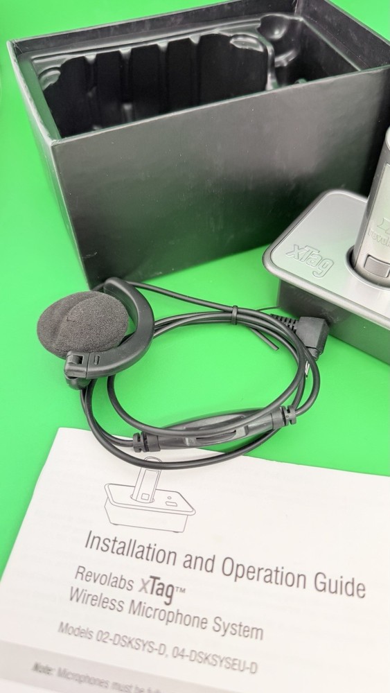 used Revolabs xTag Wireless Microphone System 02-DSKSYS-D