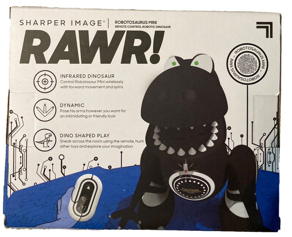 Sharper Image Robotosaur RC Robotic Dinosaur Wireless RC NEW 3+
