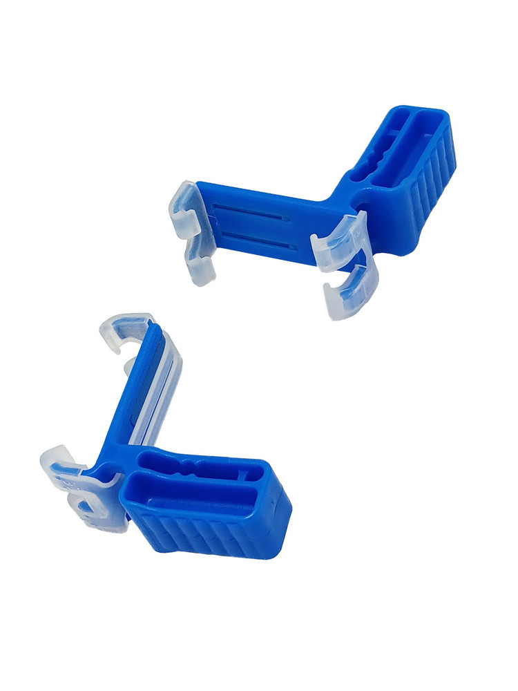 2 pcs Autoclavable Universal Digital Sensor Holder Anterior Bite Block Blue