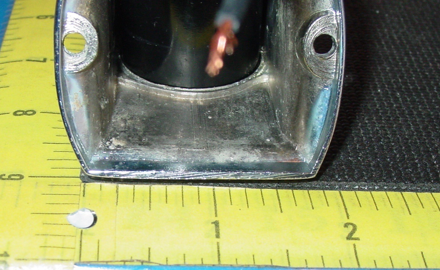 2 Vintage Boat Sconces Lot Art Deco Low Profile Compact Chrome Light Fixture