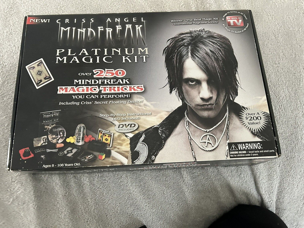 Cross Angle Mindfreak Platinum Magic Kit 250 Magic Tricks New