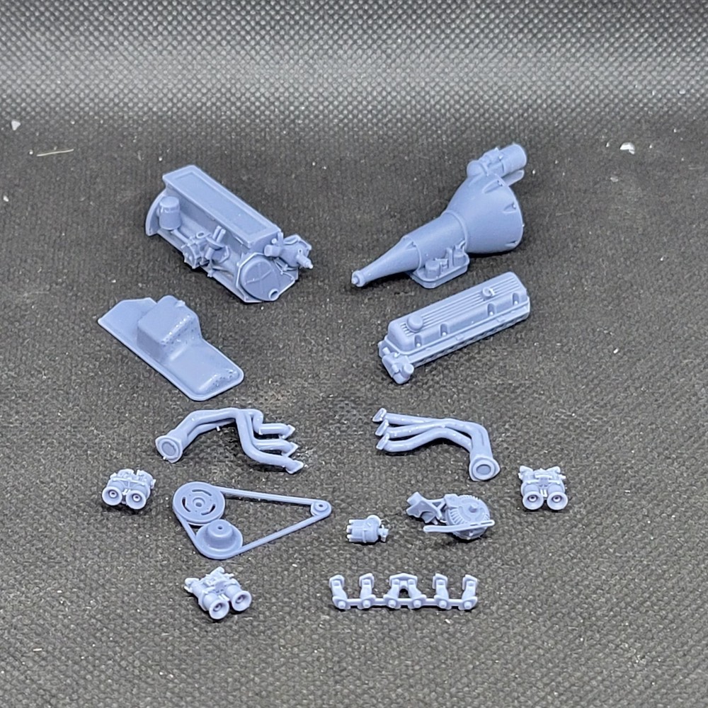 Webber DCOE Slant 6 model engine resin 3D printed 1:24-1:8 scale