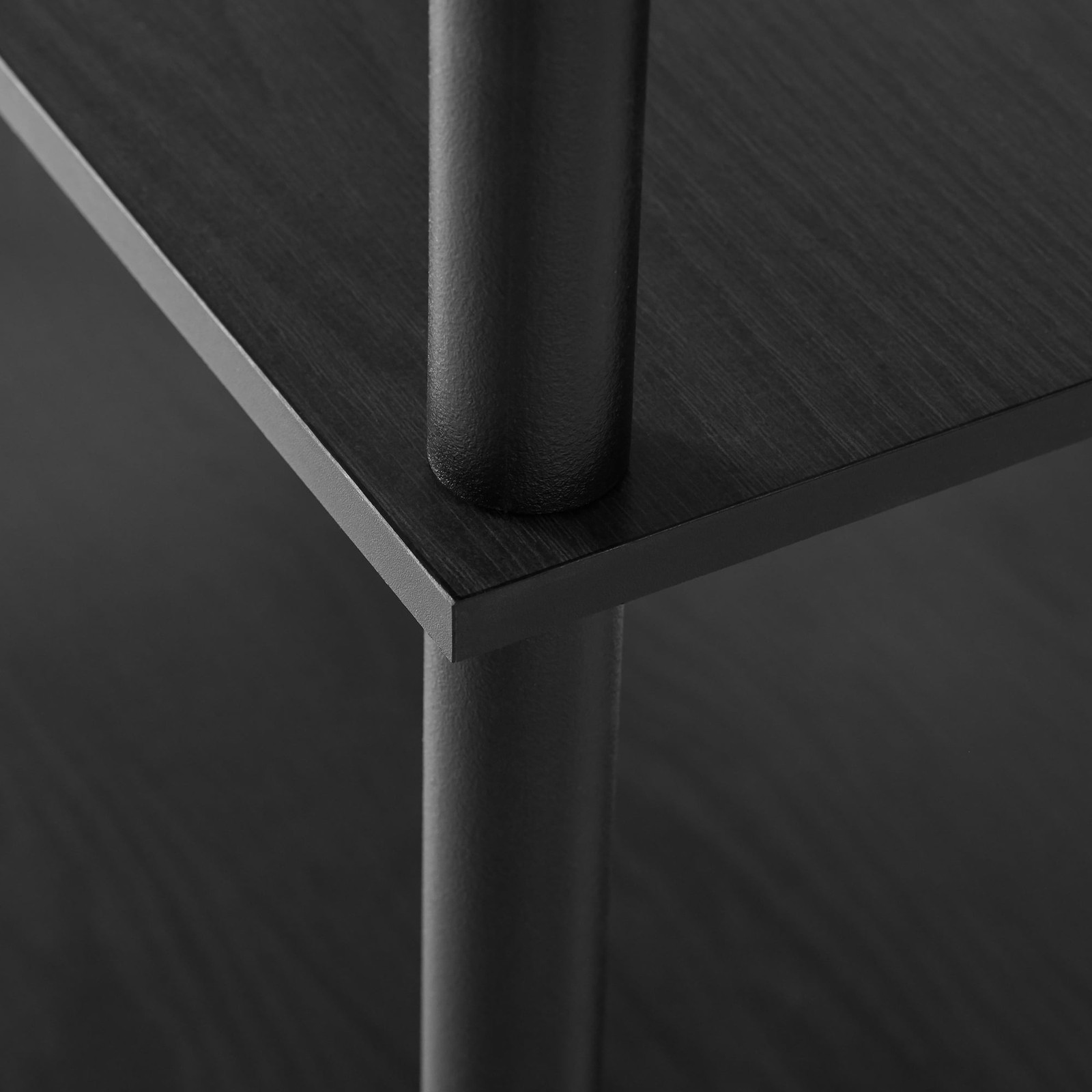 Mainstays No Tools TV Stand for TVs up to 40", True Black Oak Finish