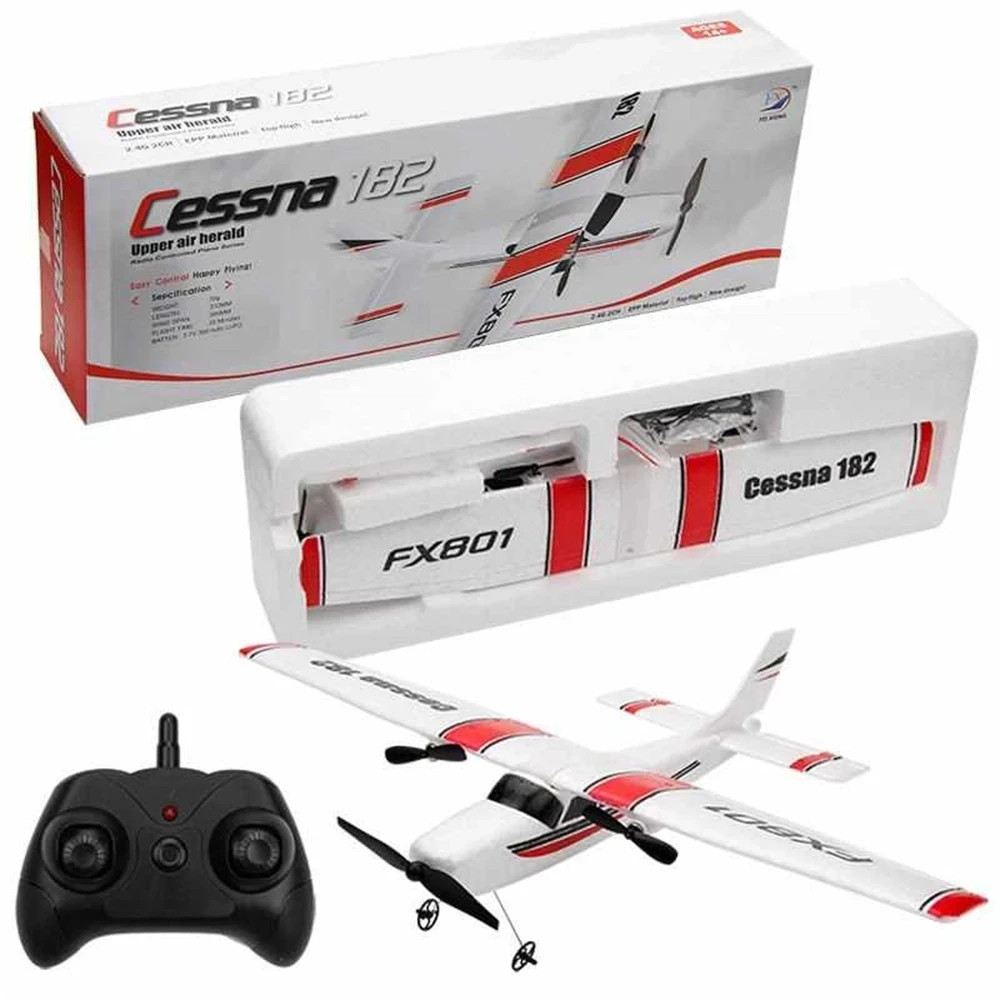 FX801 RC Plane EPP Foam 2.4G 2CH RTF Remote Control Wingspan Aircraft Fixed