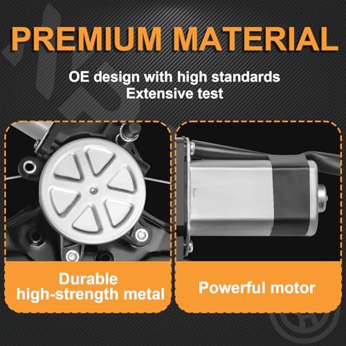 Front Left Driver Side Power Window Regulator with Motor Front Driver Side