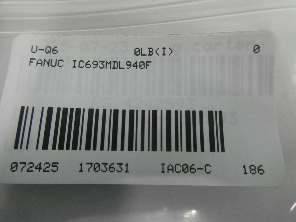 Fanuc IC693MDL940F Output Module