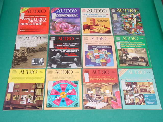 1969 Audio Magazines, Complete Year, 12 Issues