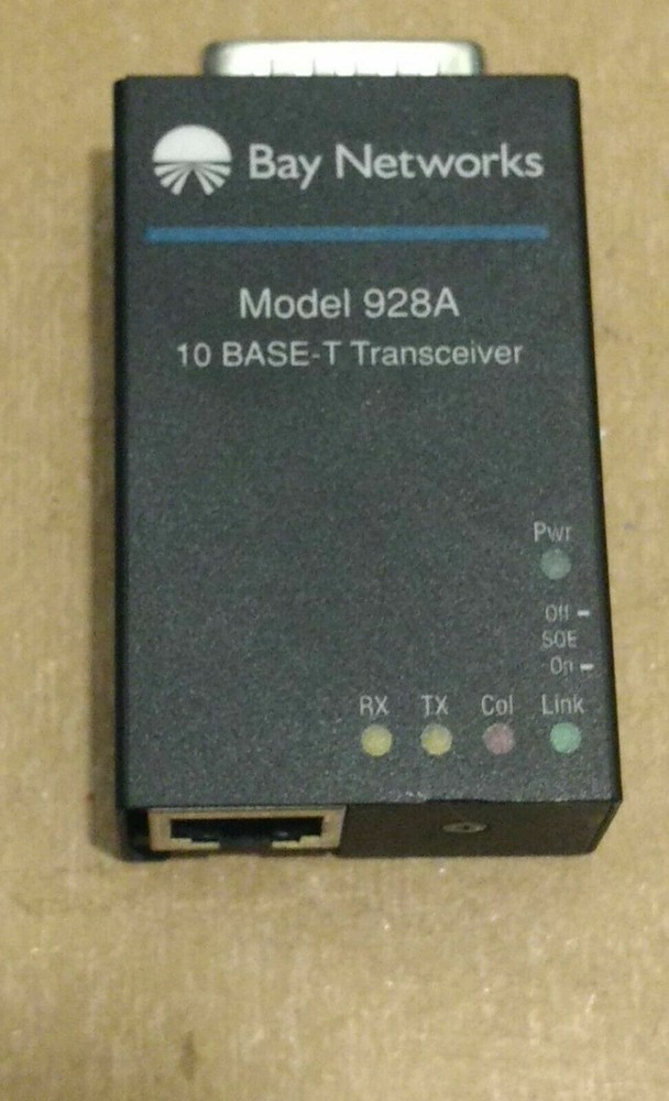 Bay Networks - 10 Base -T Transceiver  Model #928A