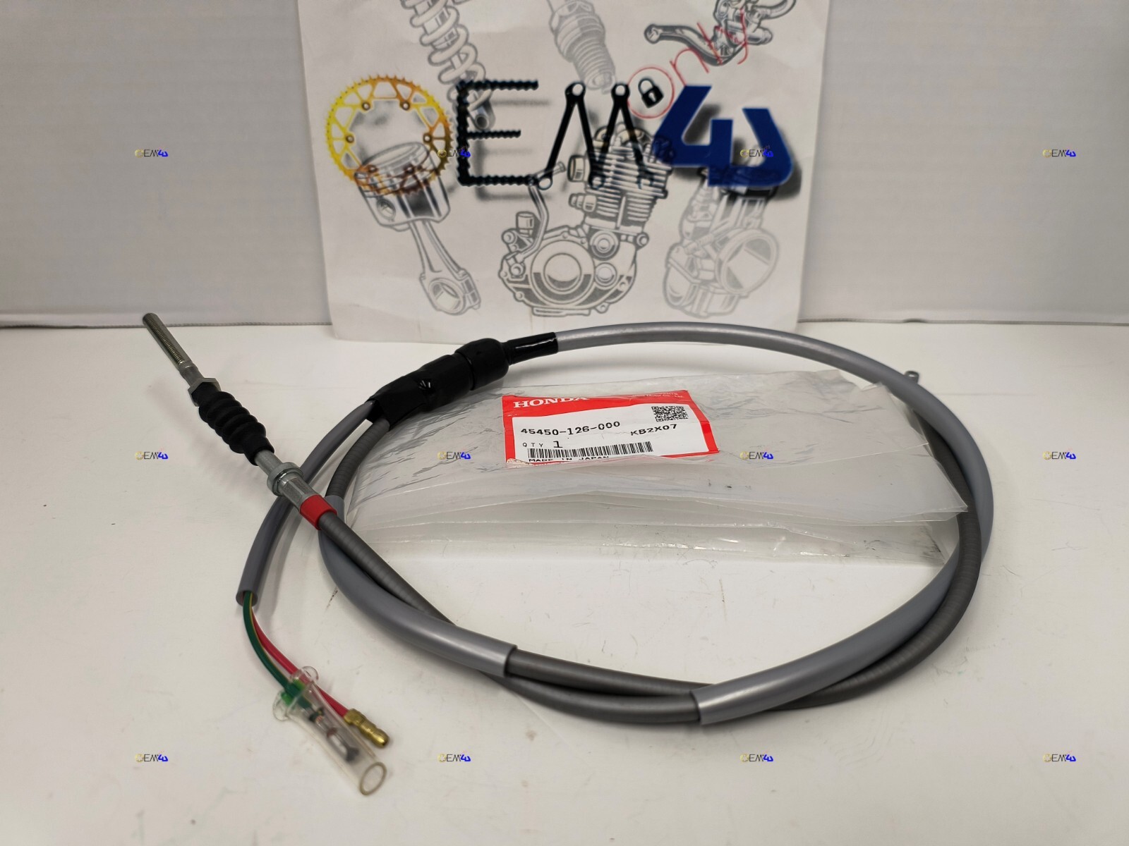 Honda Genuine OEM Front Brake Cable 1969-1971 CT70 CT70H TRAIL 70 45450-126-000