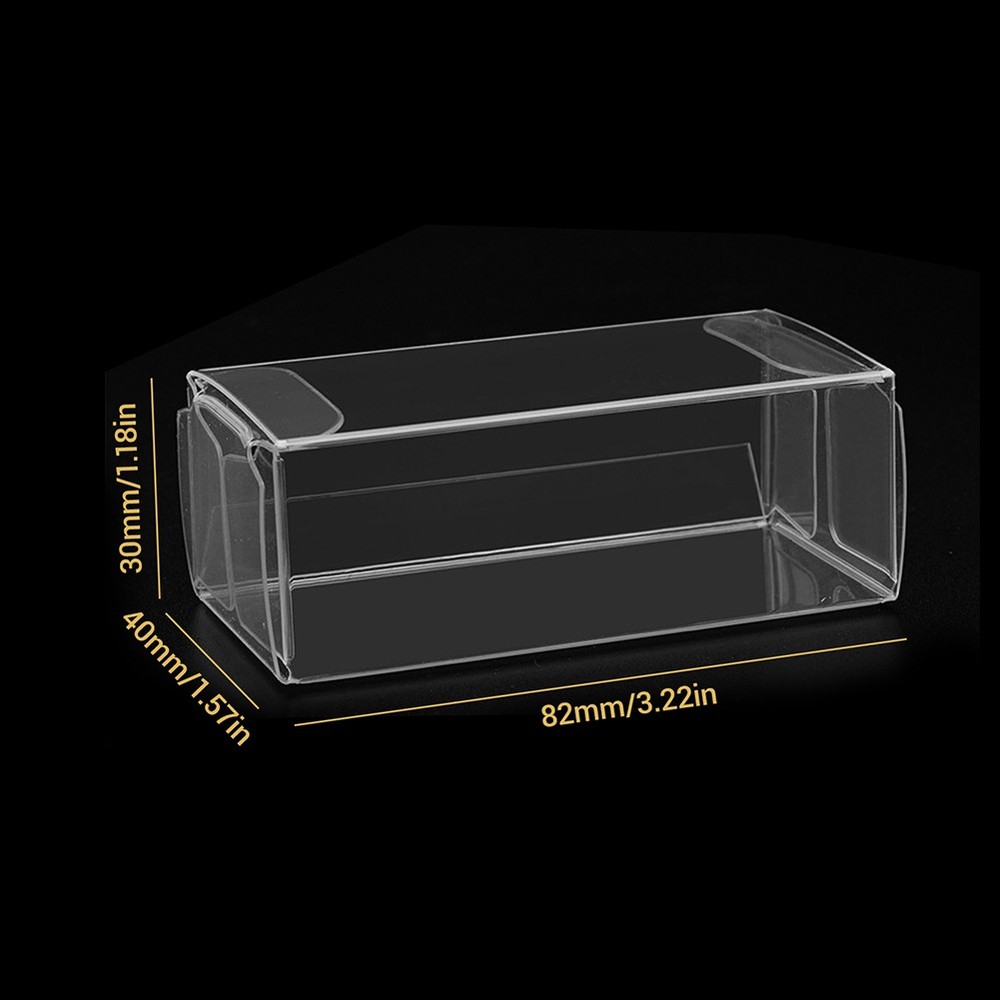 100PCS Model Car Clear Storage Box For Hot Whee~ 1/64 Model Car Display Case