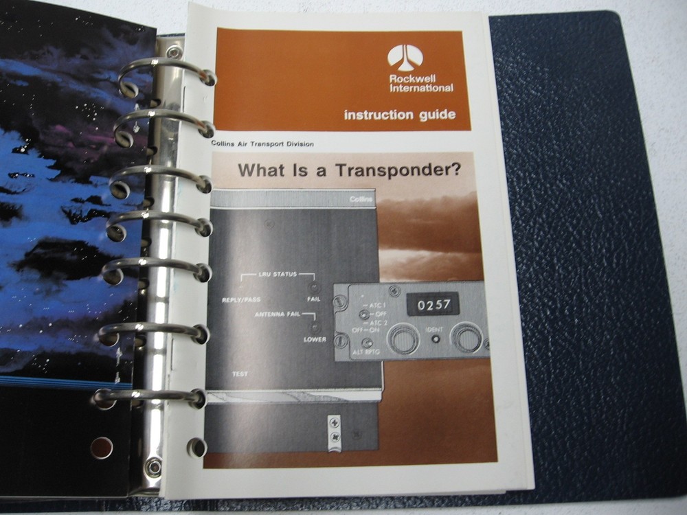 Collins Avionics Pilot's Guides + Diagnostic Code Tags