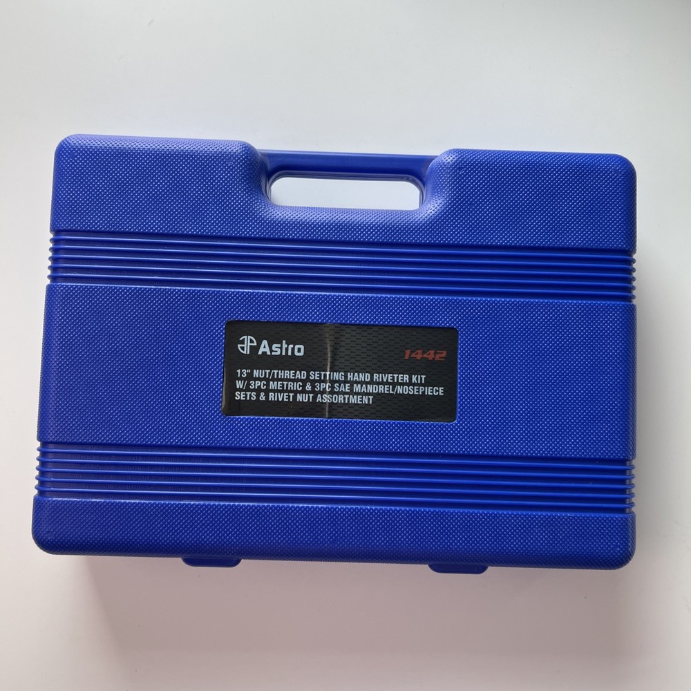 Astro Pneumatic Tool 1442 Nut/Thread Setting Hand Riveter Kit 13-Inch