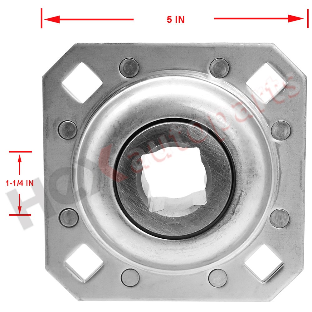 FD209RK 1-1/4" Square Bore Harrow Flange Disc Bearing Unit FD-209-RK DHU114S209