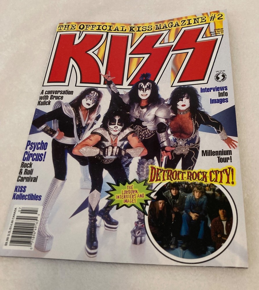 Brand New THE OFFICIAL KISS MAGAZINE #2 Never Read