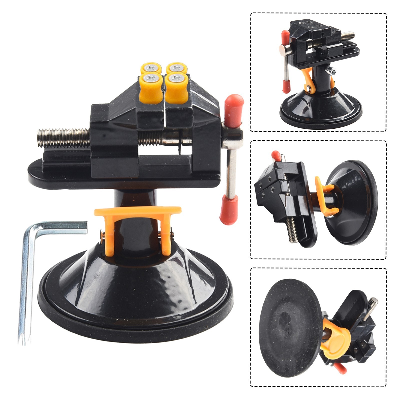 Small Rotating Vice?? Swivelling Work 30 Mm Suction Cup Vice Table Clamp Vice