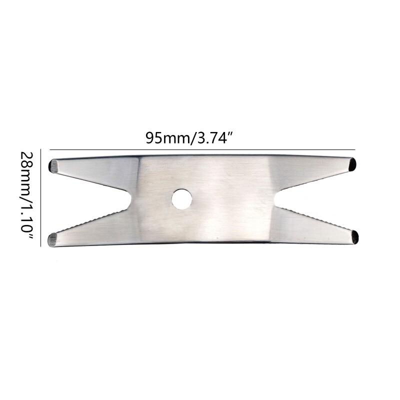 Guitar Volume Button Switch Screwdriver Multi-purpose Tool Wrench Chrome-plated