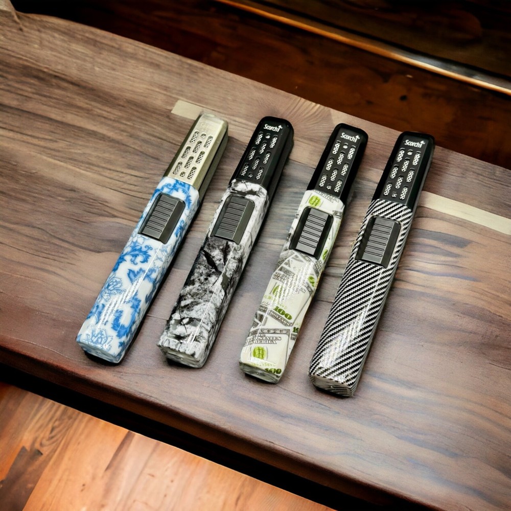 Powerful Scorch Torch Single Flame Long Lighter Wind Resistant 61632