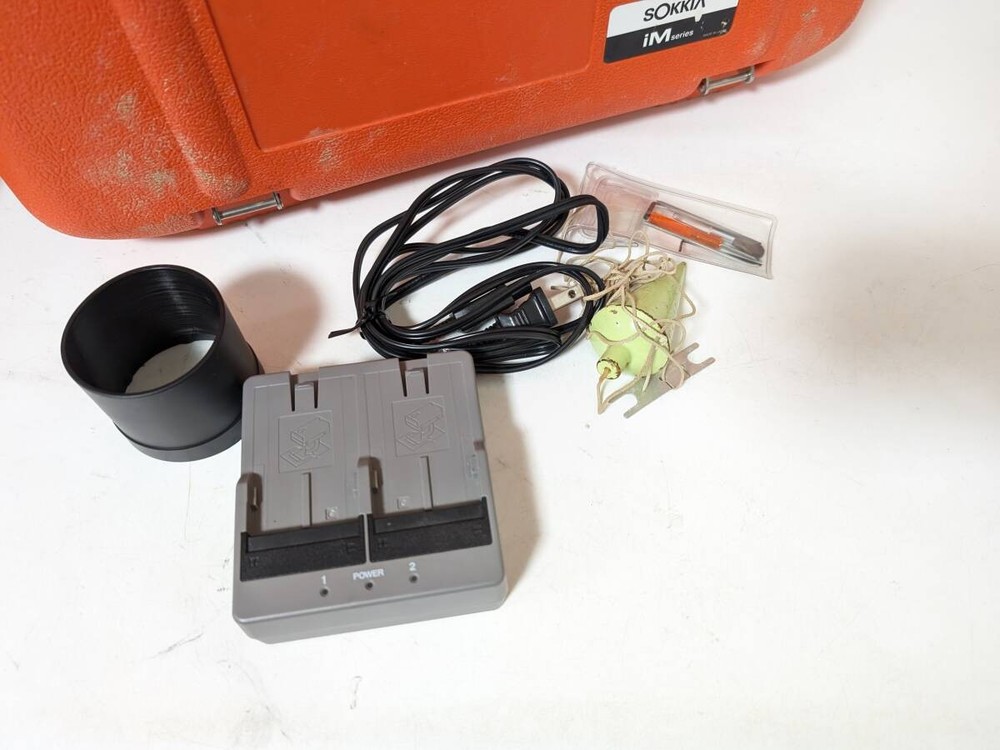 SOKKIA SDR Basic iM-105 Total Station Tested Distance & Angle w/ Measuring Pole