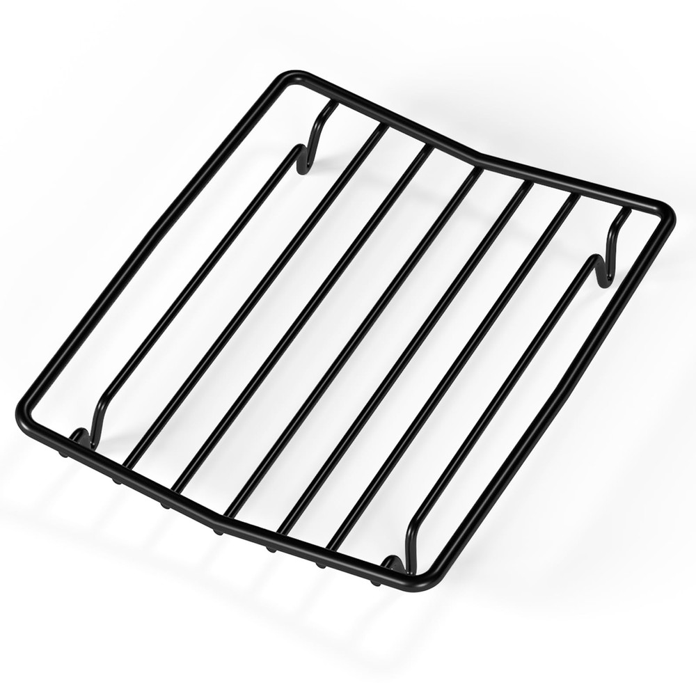 TreeLen Roasting Rack for Pan,Baking Cooking, 10*8'', Black