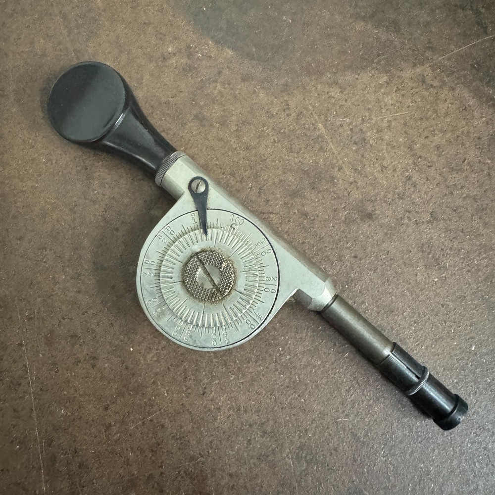 Vtg STARRETT No.107 Registering Speed Indicator