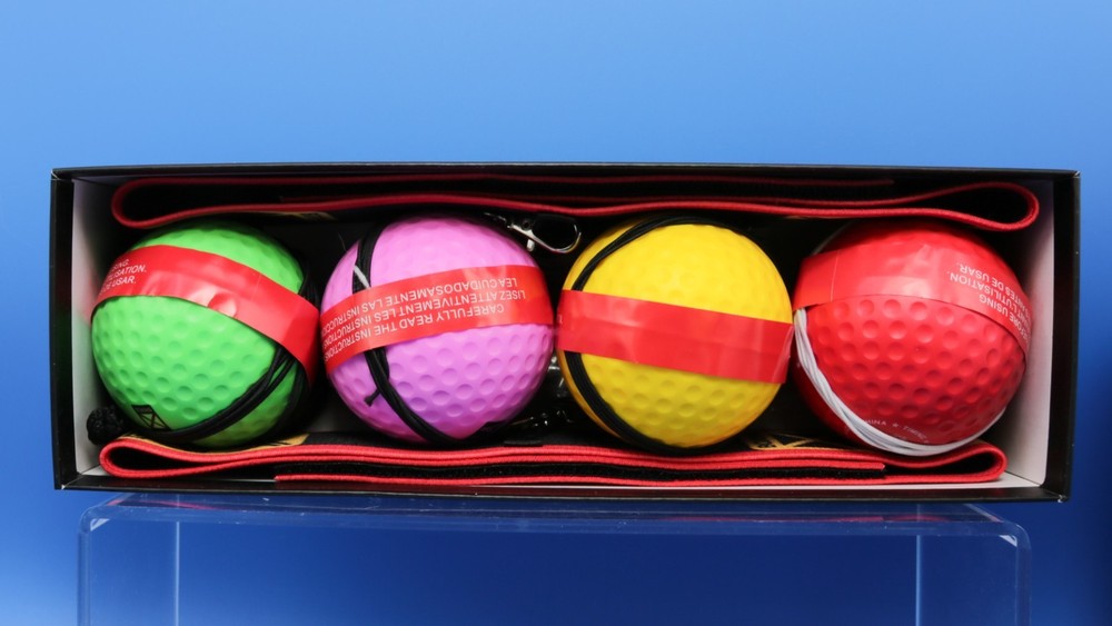 YMX Boxing Reflex Ball Training Set Hand-Eye Coordination 4 Balls New Open Box