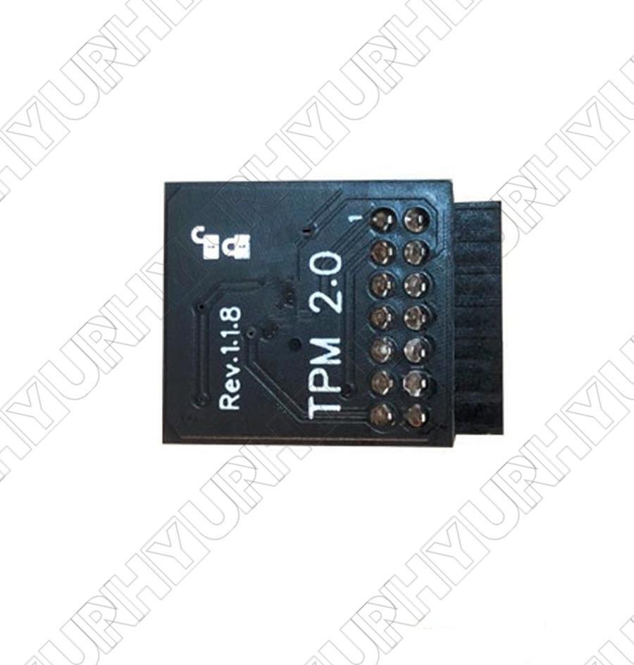 1 x TPM 2.0 Security module Trusted Platform Module for MSI 14PIN LPC MS-4136