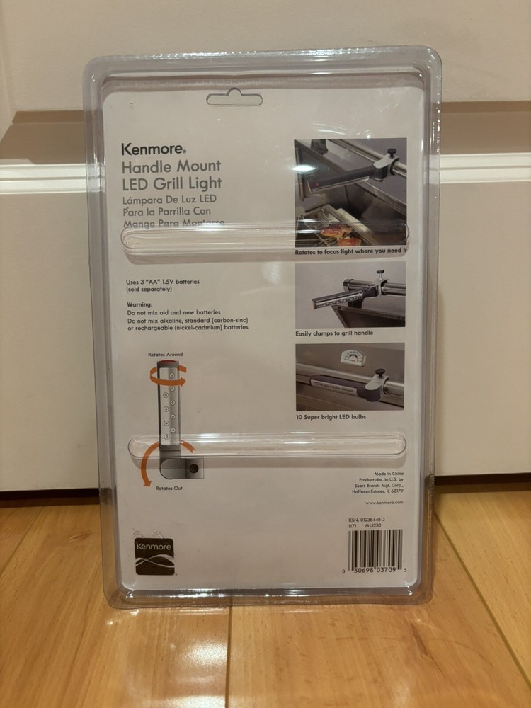 Kenmore Handle Mount Led Grill Light Silver