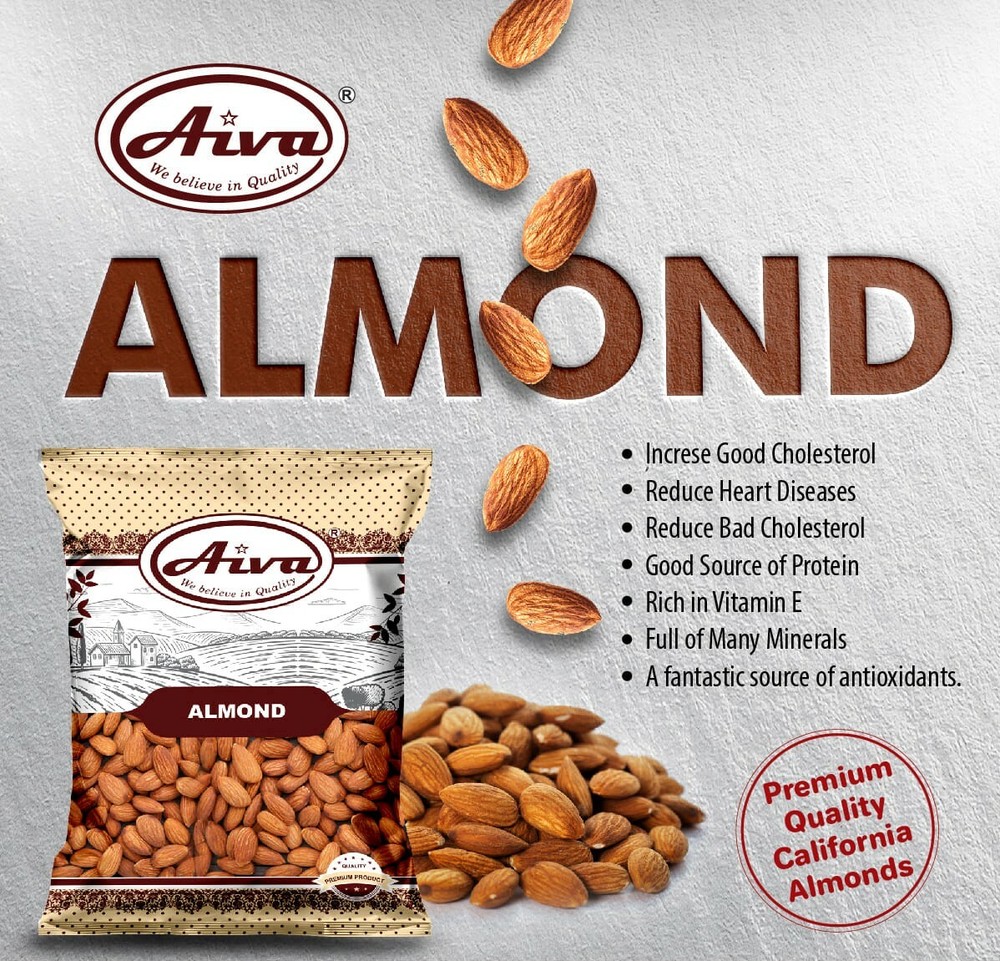 Aiva - Almonds Raw, 10 lbs. Bulk