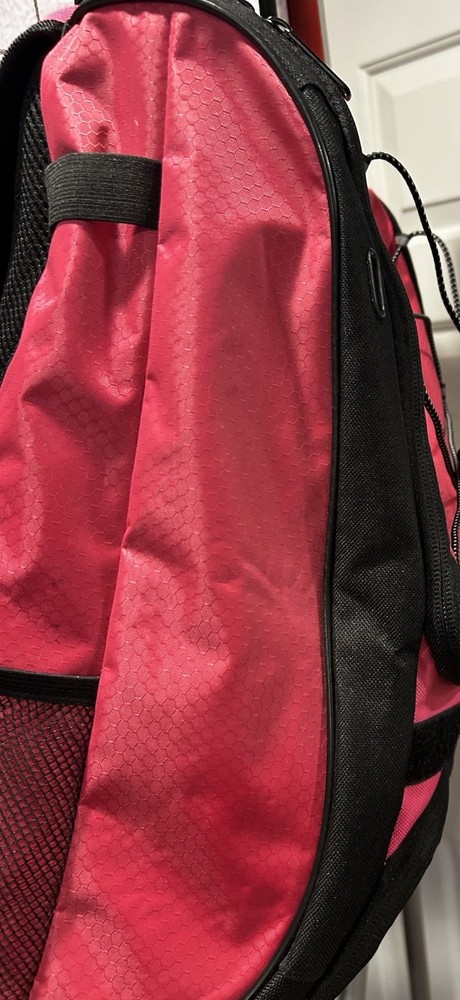 ATHLETICO Pink Softball Hanging Backpack Equipment Bat Storage 20" NICE