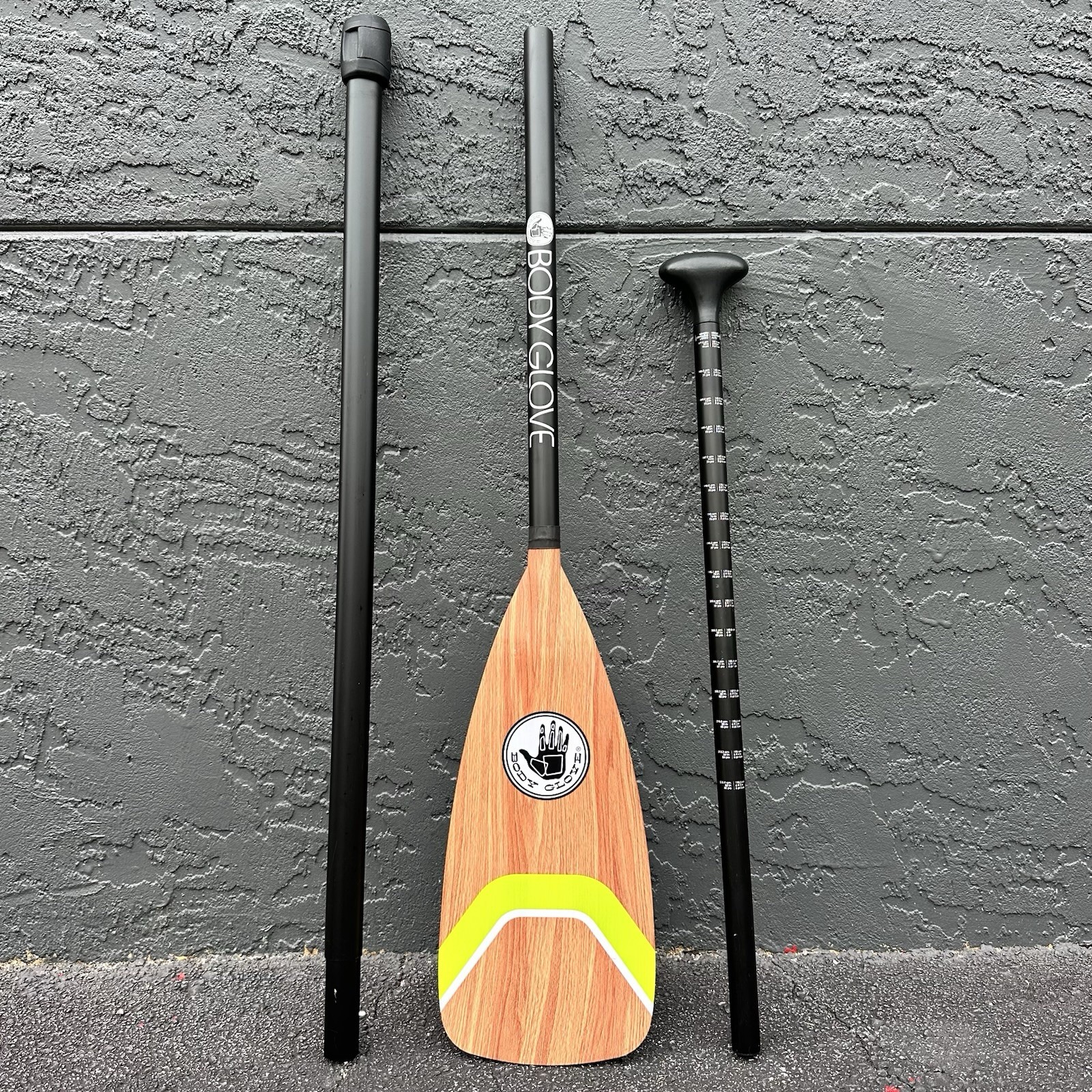 3-Piece Adjustable SUP Paddle –Lightweight, Floating Aluminum Shaft (Body Glove)