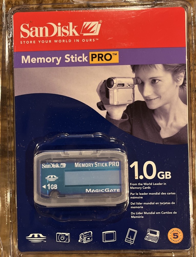 SanDisk 1 GB Memory Stick Pro (SDMSV-1024-A10)