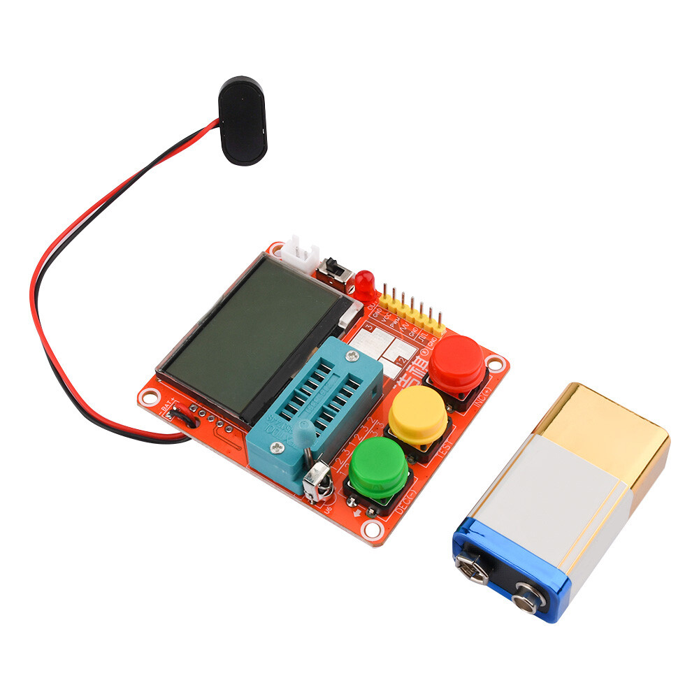 LCR-T4-MINI-Z Transistor Tester 1.7" 12864 LCD Capacitance Servo Frequency test
