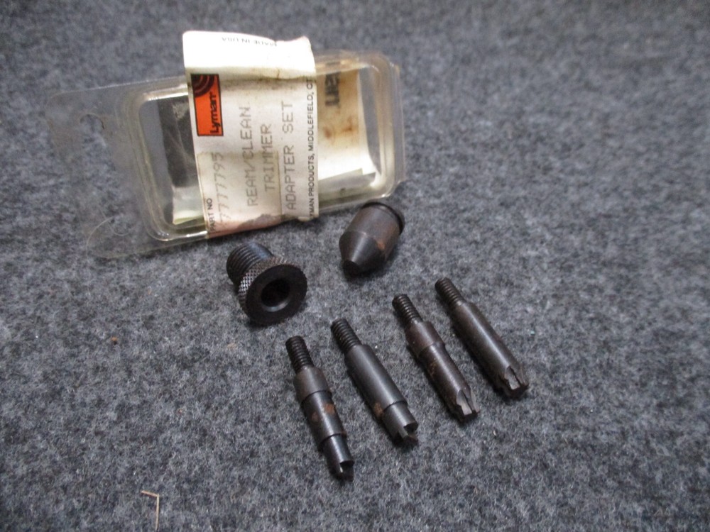 Lyman Ream Clean Trimmer/Adapter Set - #7777795
