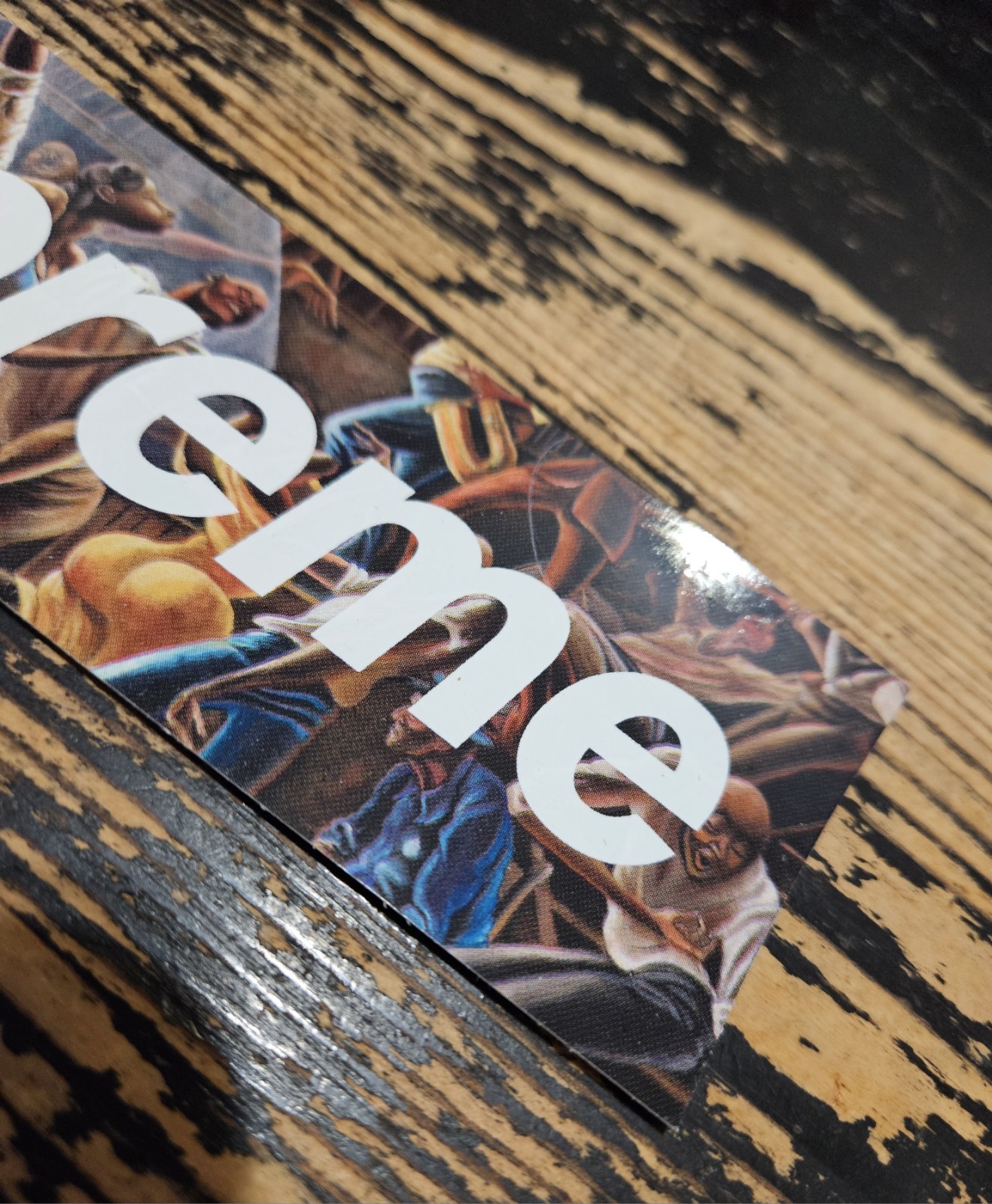 Supreme Ernie Barnes Box Logo Sticker SS25 + FREE SURPRISE