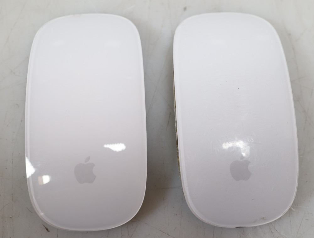 Lot 2x Apple A1657 Magic Mouse 2 White Bluetooth Wireless Mice