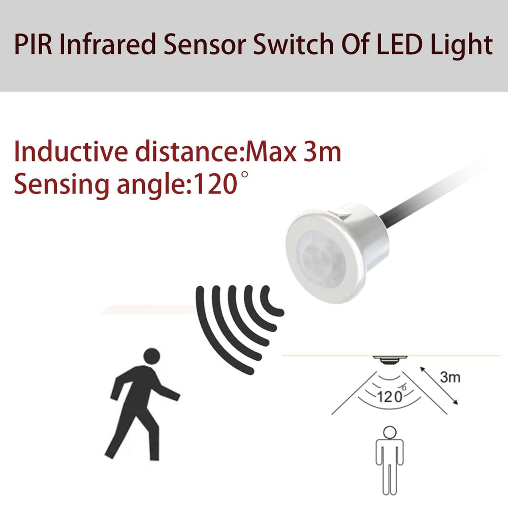 Motion Light Switch, IR Switch, Light Automatic Switch for Closet Light Under...