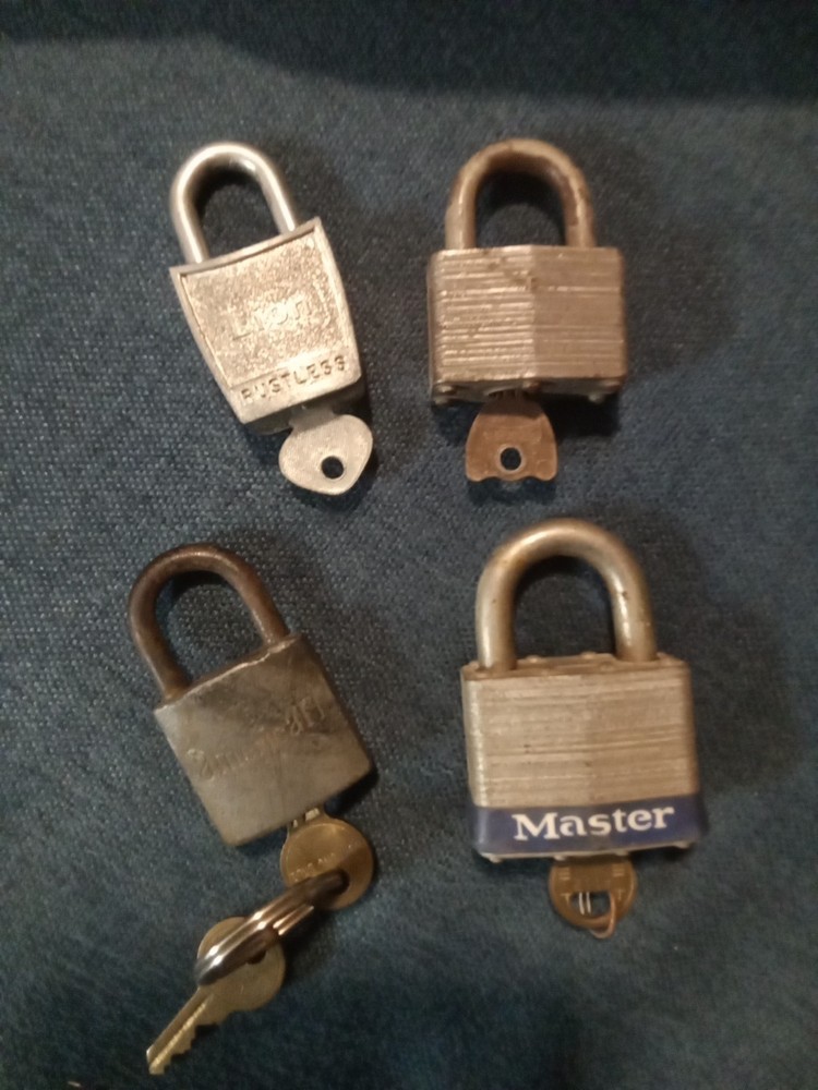4 Padlocks,  All Work