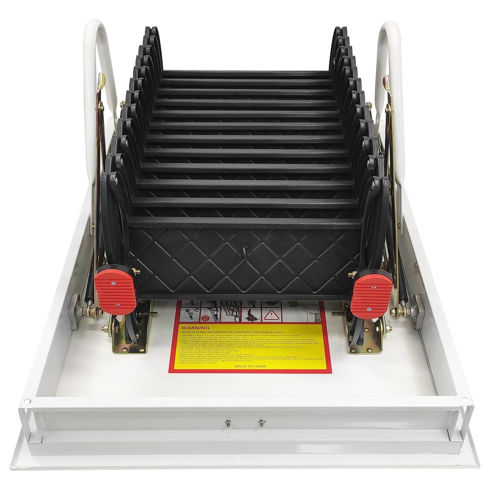 Pull Down Ceiling Ladder Stairs Hidden Telescopic Folding Attic Ladder 9.84 ft