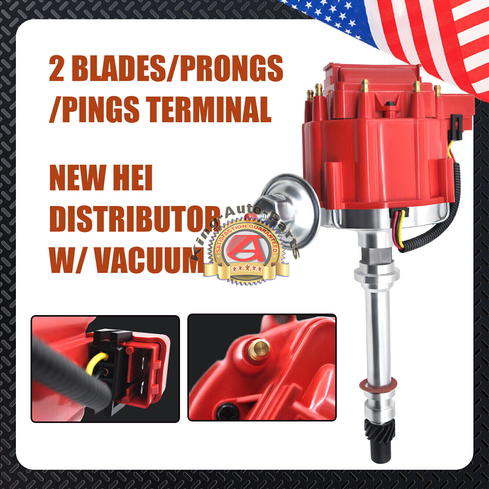 GM08Distributor &Wire &Pigtail for Chevrolet w/65K V 9000RPM350 454 SBC BBC HEI