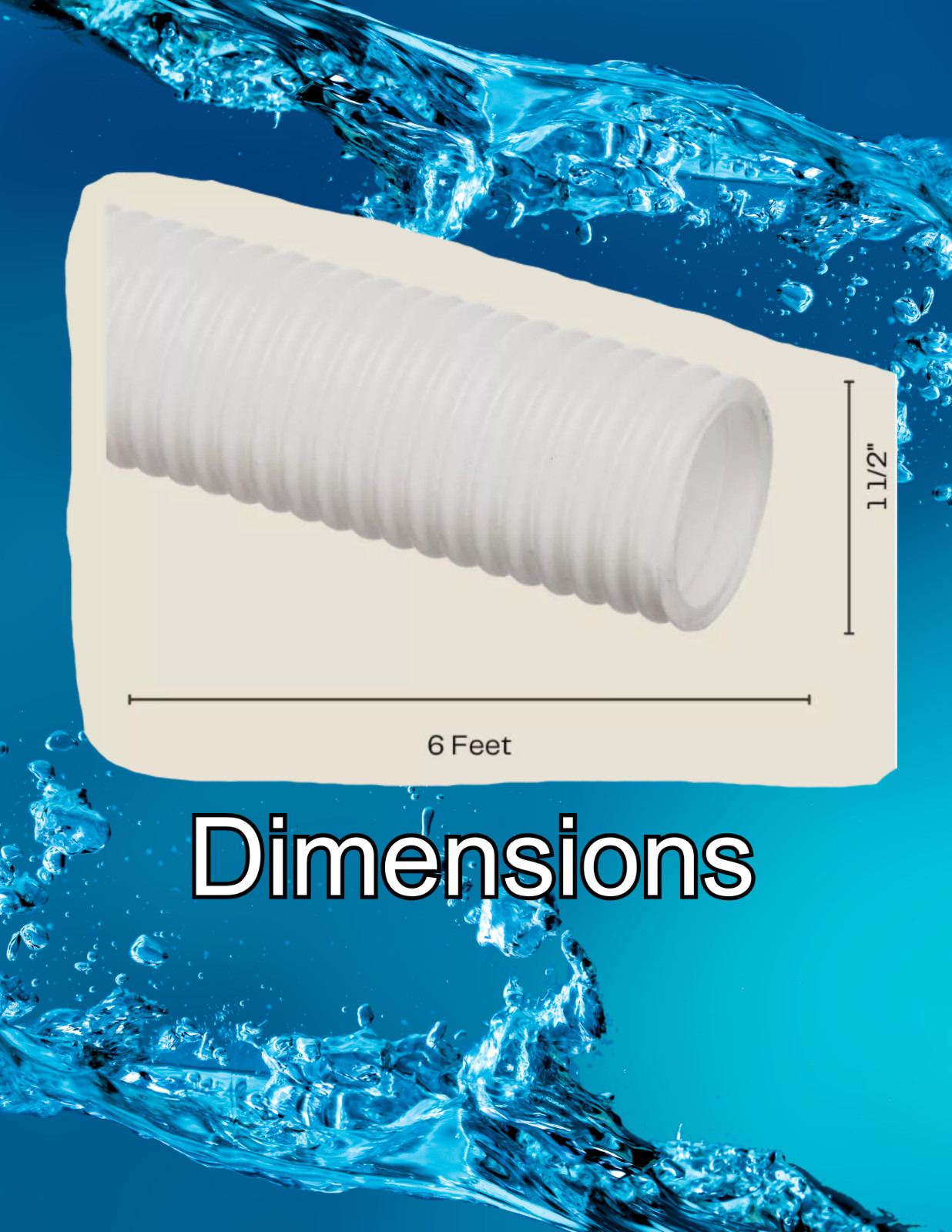 for Polaris 360 Cleaner 6' Feed Hose 9-100-3102 91003102