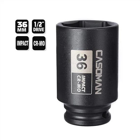1/2" Drive x 36mm Deep Impact Socket 6PT Socket