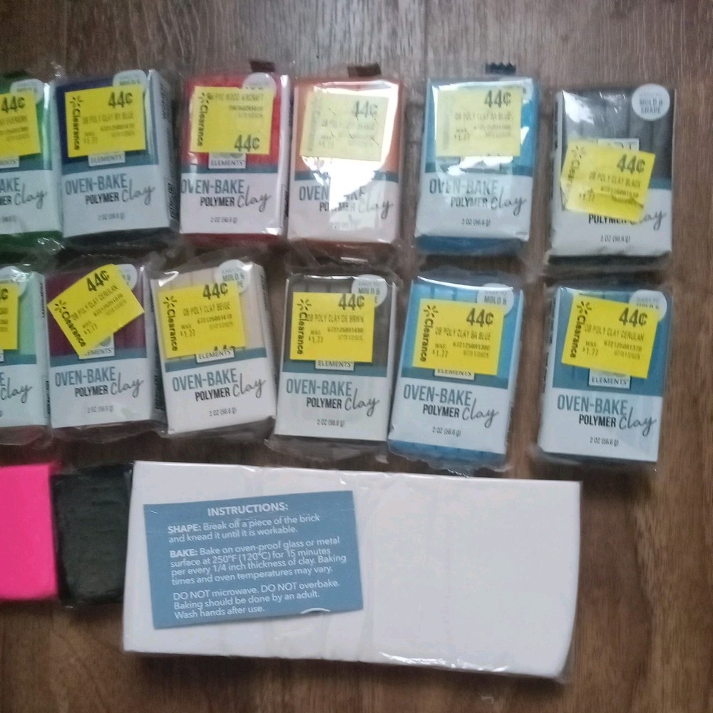 Modeling Clay Lot Oven Bake Multiple Colors
