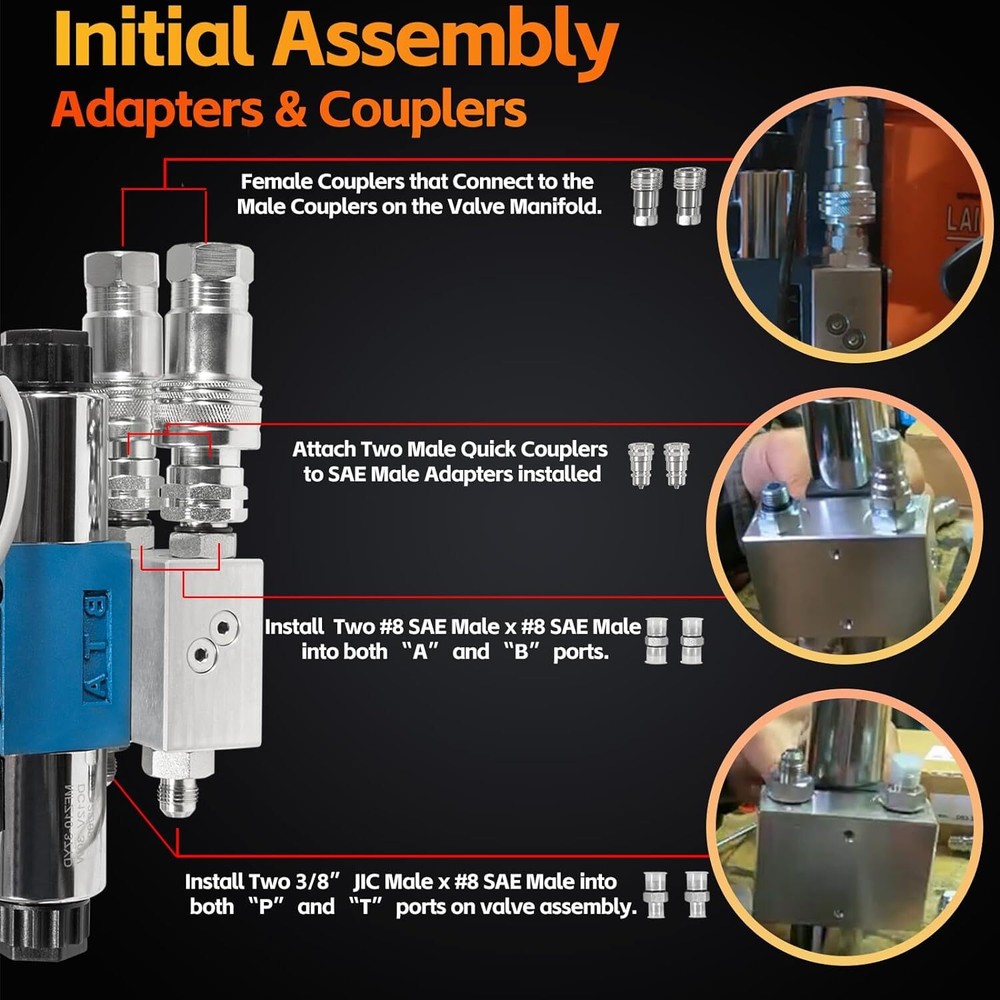 Third Function Valve Kit for Kubota MX4700, MX4800, MX5100, MX5200, MX5800