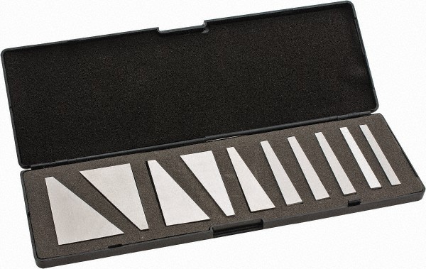 Value Collection 1 to 30� Angle, 3 Inch Long, Steel, Angle Block Set
