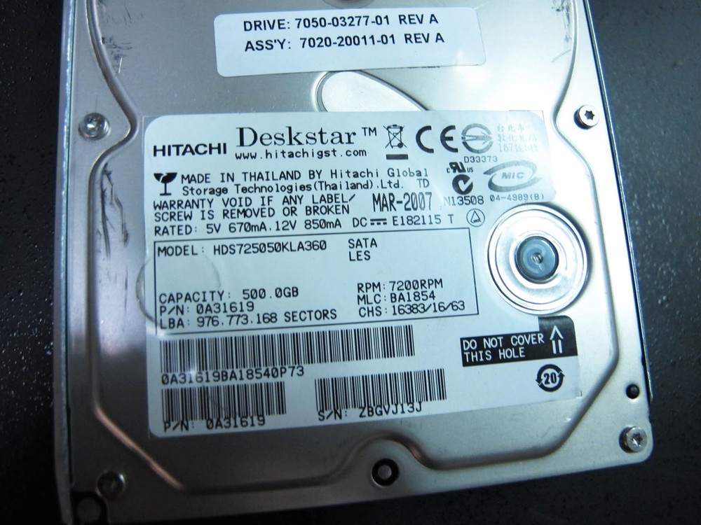 Avid Unity Spare 500GB Drive for Unity XT Chassis or Media Engine Chassis