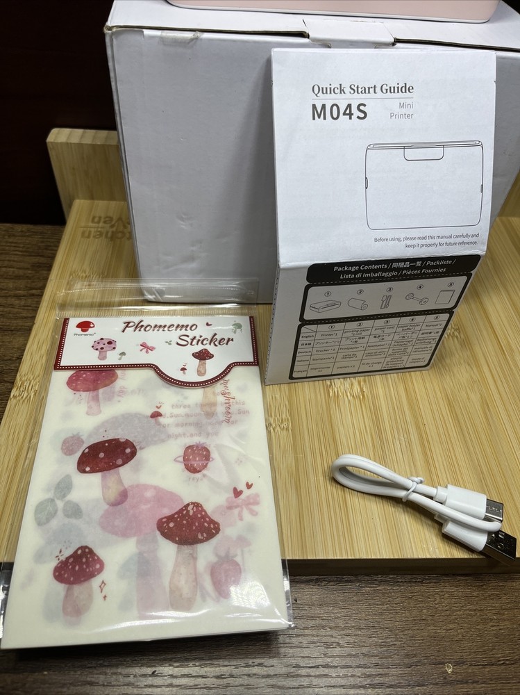 Phomemo M04S Portable Travel Printer - Open Box - Wireless and Compact