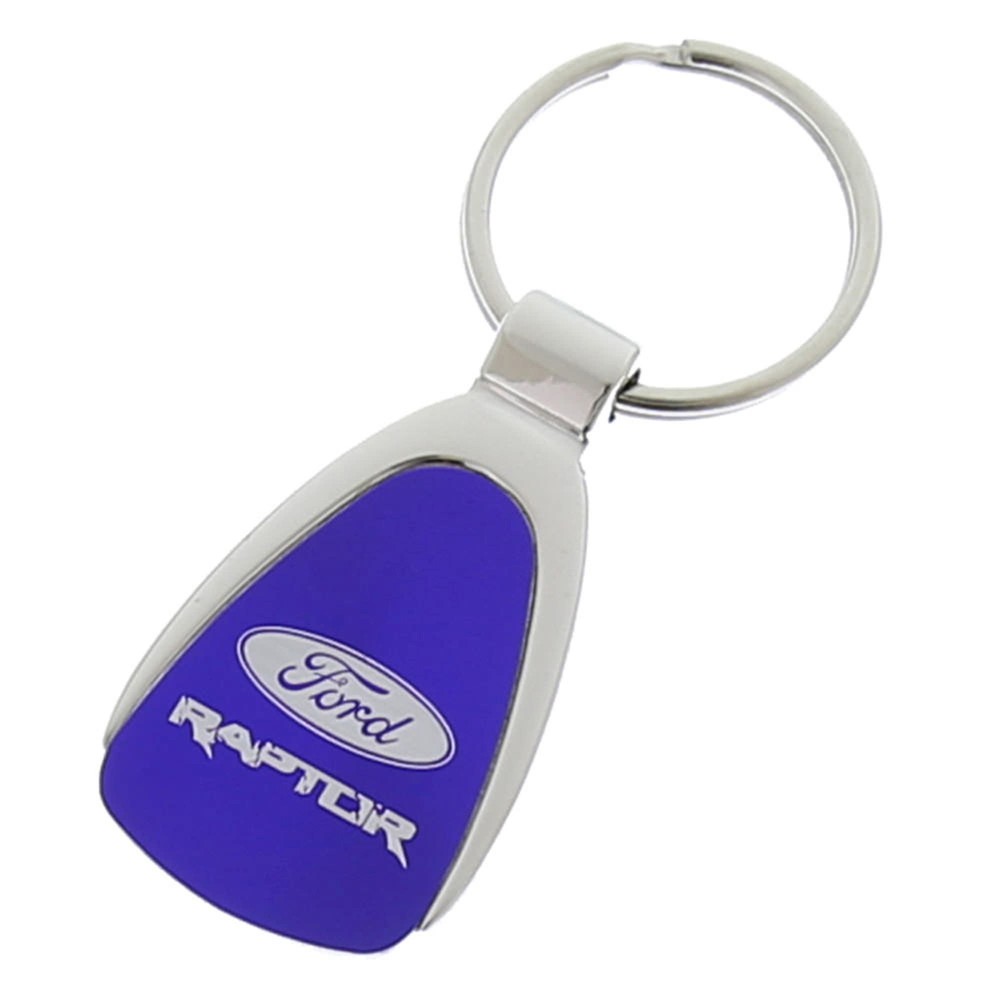 Ford Raptor Tear Drop Key Ring (Blue)