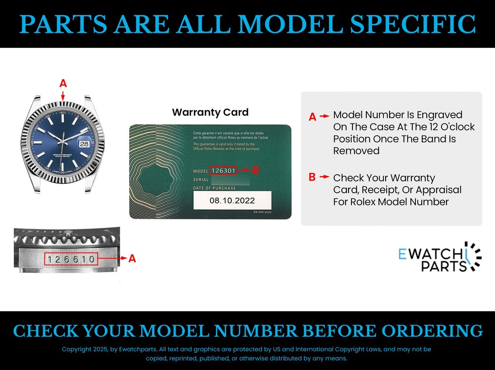 REPLACEMENT BEZEL INSERT GREY SILVER FOR WATCH 37.70MM X 30.70MM