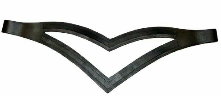 Double v Shape Empty channel browbands - For Bridle