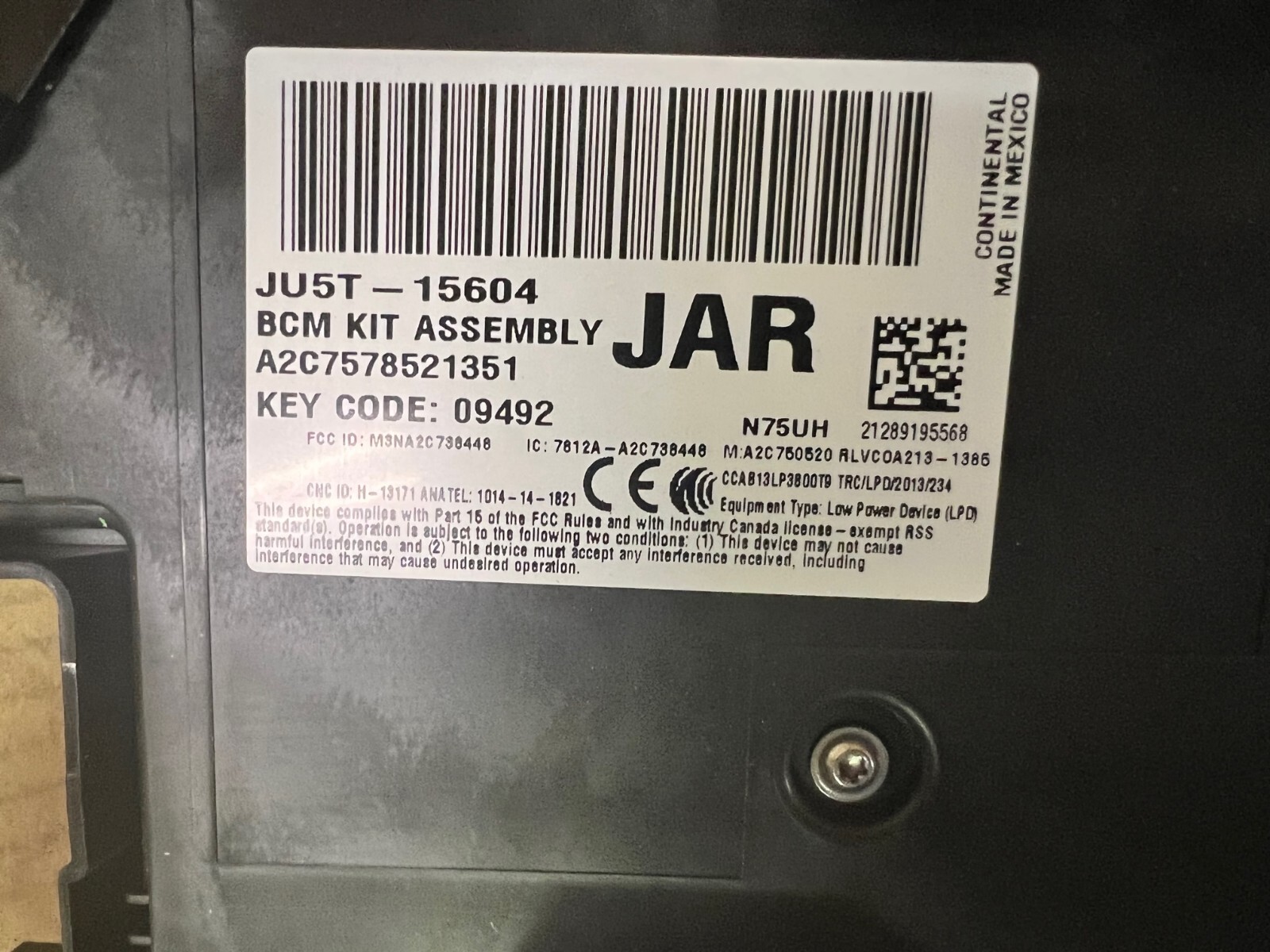 NEW OEM 2018-2020 Ford F150/250 BCM Body Control Module JU5Z-15604-BXFC